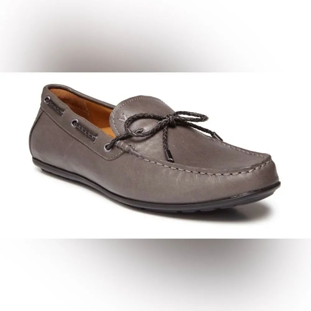 Vionic Luca Men's Charcoal Leather Slip-On Loafers size 11